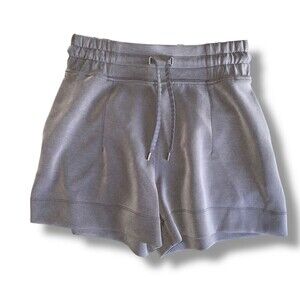 lululemon soft ambitions grey shorts size 6